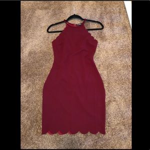 Shein cranberry colored dress - never worn